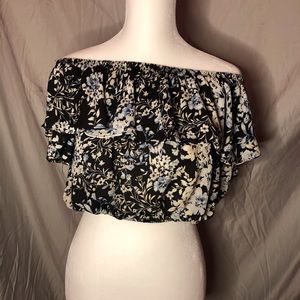 Off the shoulder floral top (Large)